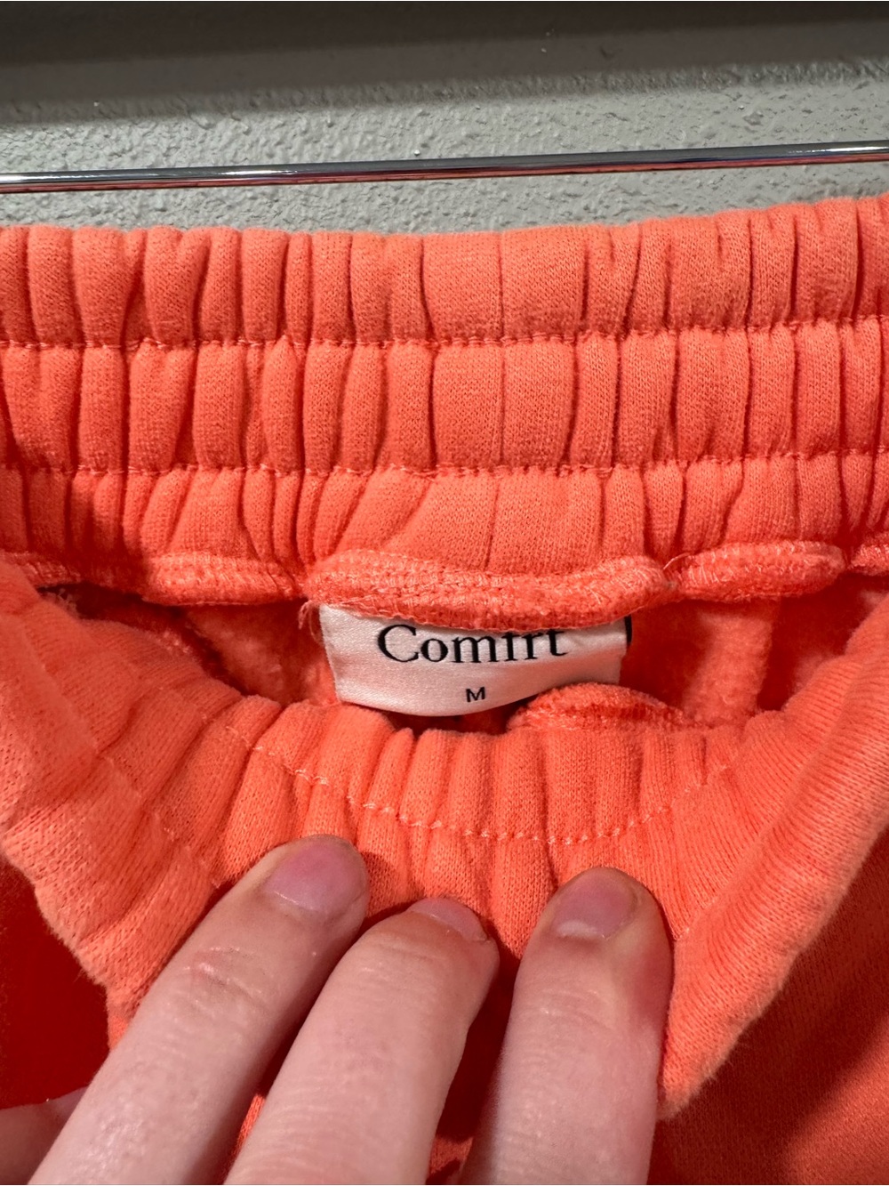 Comfrt Signature Straight Leg Sweatpants Coral - Picture 6 of 7